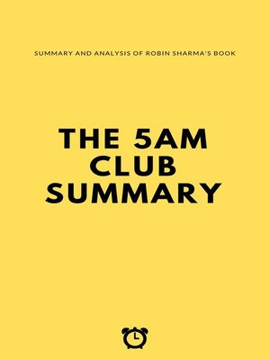 The 5AM Club Summary - ebook